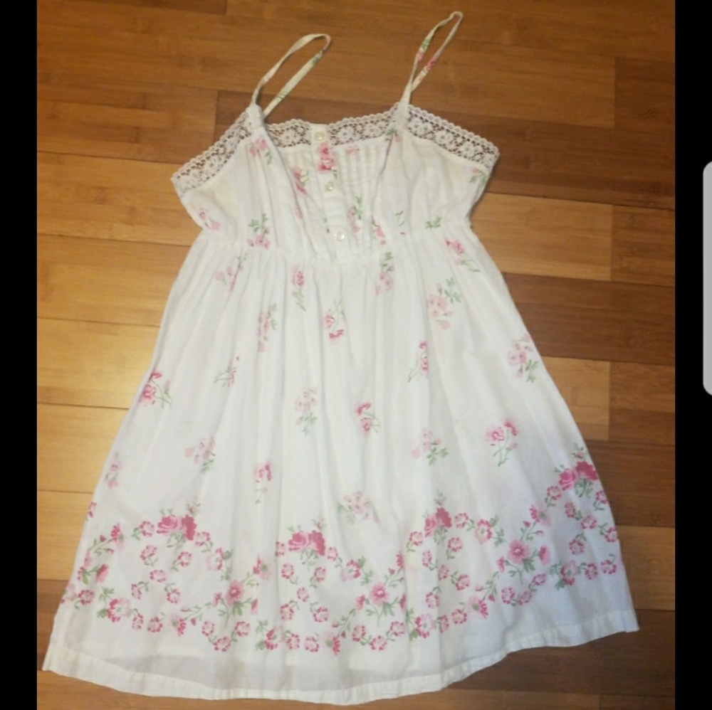 Floral dress.